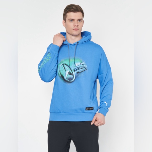 Puma Mercedes AMG Petronas F1 Street Hoodie - Picture 6 of 9